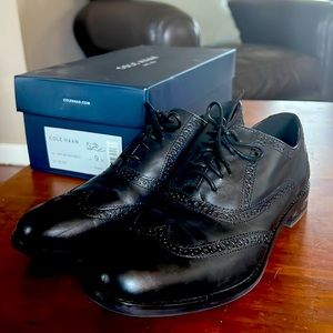 Cole Haan Skylar Oxford II, women’s size 9, black leather. Mint condition.